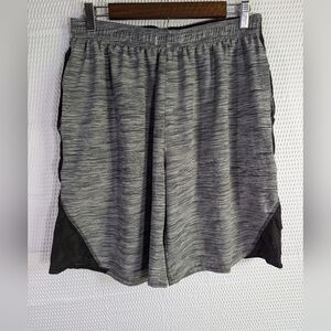 Game Time athletic mens shorts gray and black size L